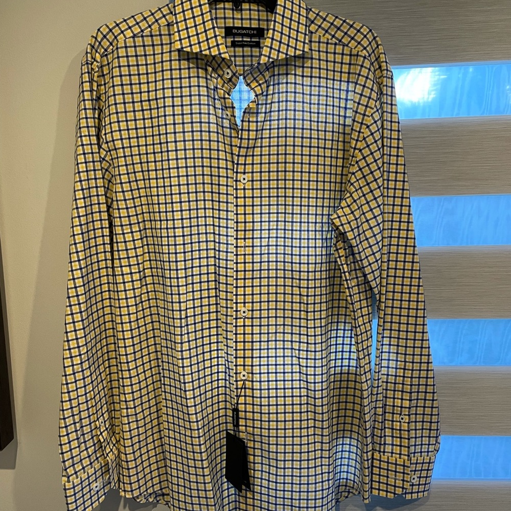 Bugatchi Button Down Striped Shirt for Men